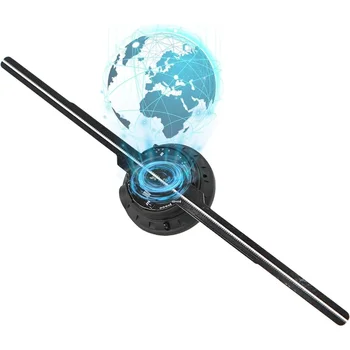 42CM 3D Holographic Fan WiFi Remote Custom Icons & Logo LED Neon Lights Display 1