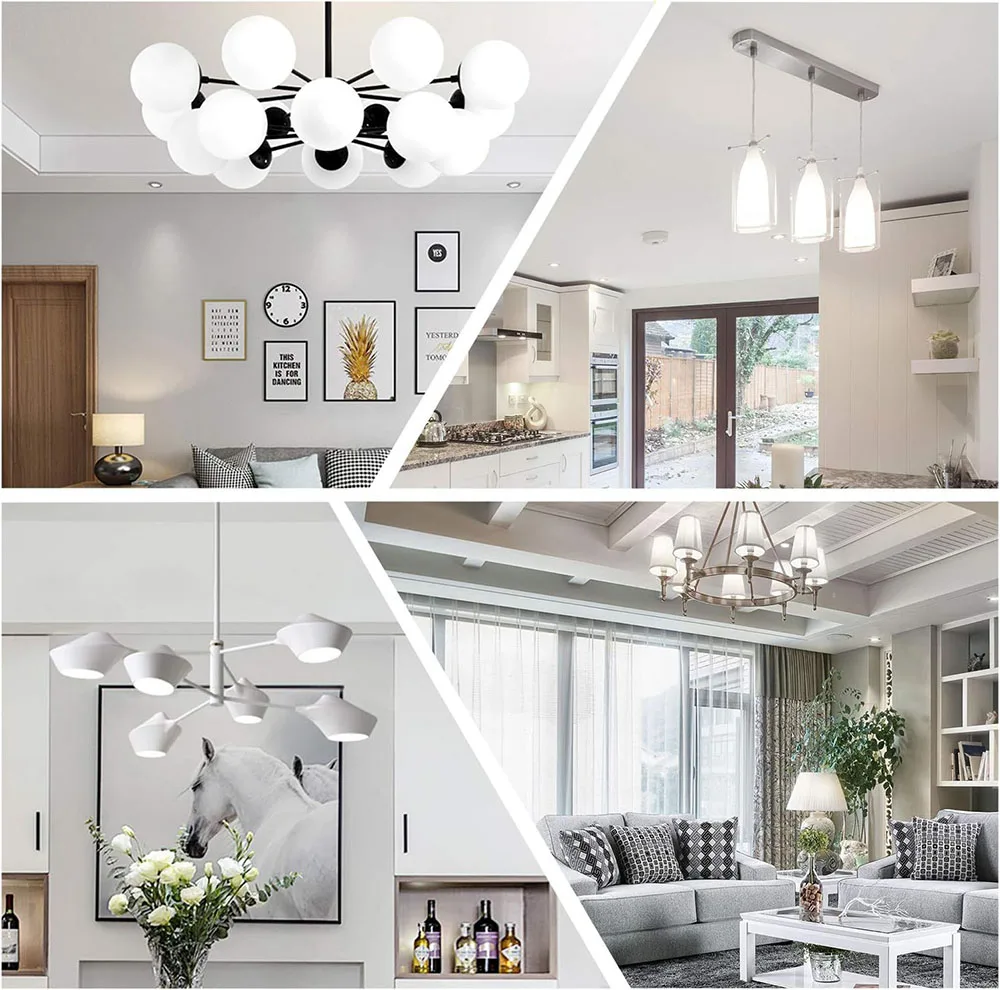 รูปสินค้า หลอดไฟ LED ประหยัดพลังงาน 10 ชิ้น โหมดสีขาว 360 องศา
