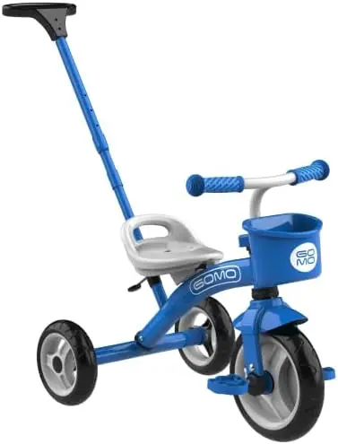 

Tricycles for 2 Year Olds, 3 Year Olds & 1-6, Big Wheels Baby Bike Toddler Bikes - Trikes for Toddlers with Push Handle (Pi