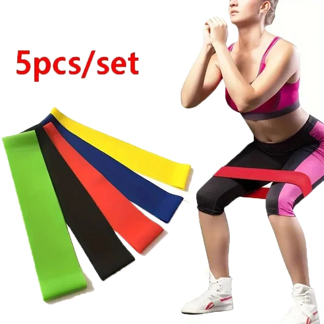 TPE Resistance Bands Sport Fitness Rubber Loop Elastic Bands Strength Training Workout Expander Belt Home Yoga Gym Equipment