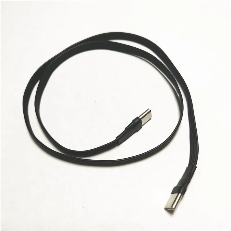 Cabo de Dados Usb tipo c para Telefones Android Cotovelo Plano Usb-c tipo c up & Down Carregamento de Dados 90 Graus Cabo pd Esquerda e Direita Universal - Imagem 3