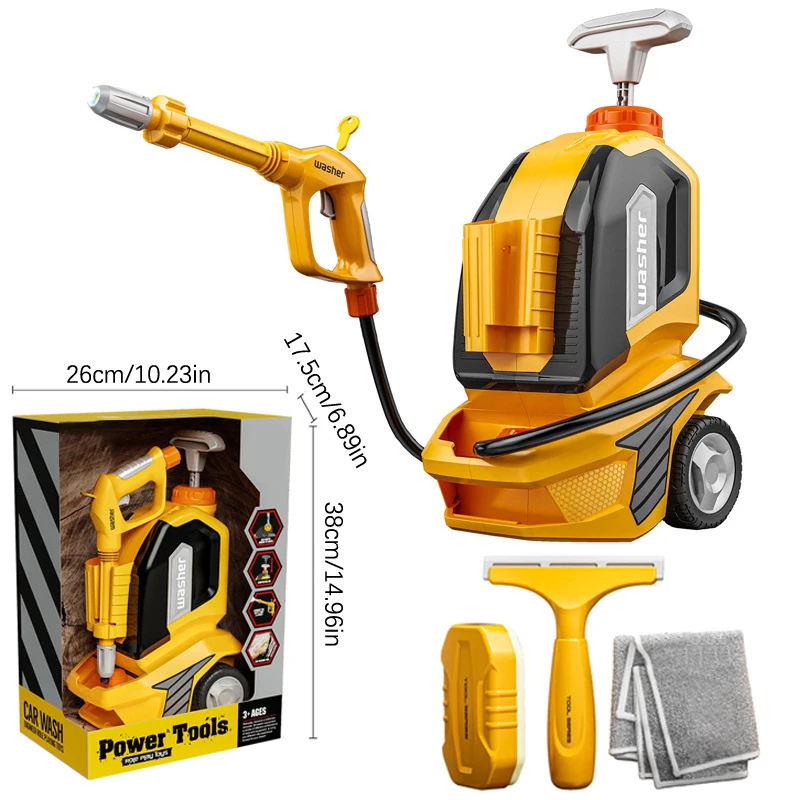 Kids Power Washer Toy, Kids Power Washer, Toy Power Washer For Kids, Power Tools Washer Kids, Toy Pressure Washer For Kids 6