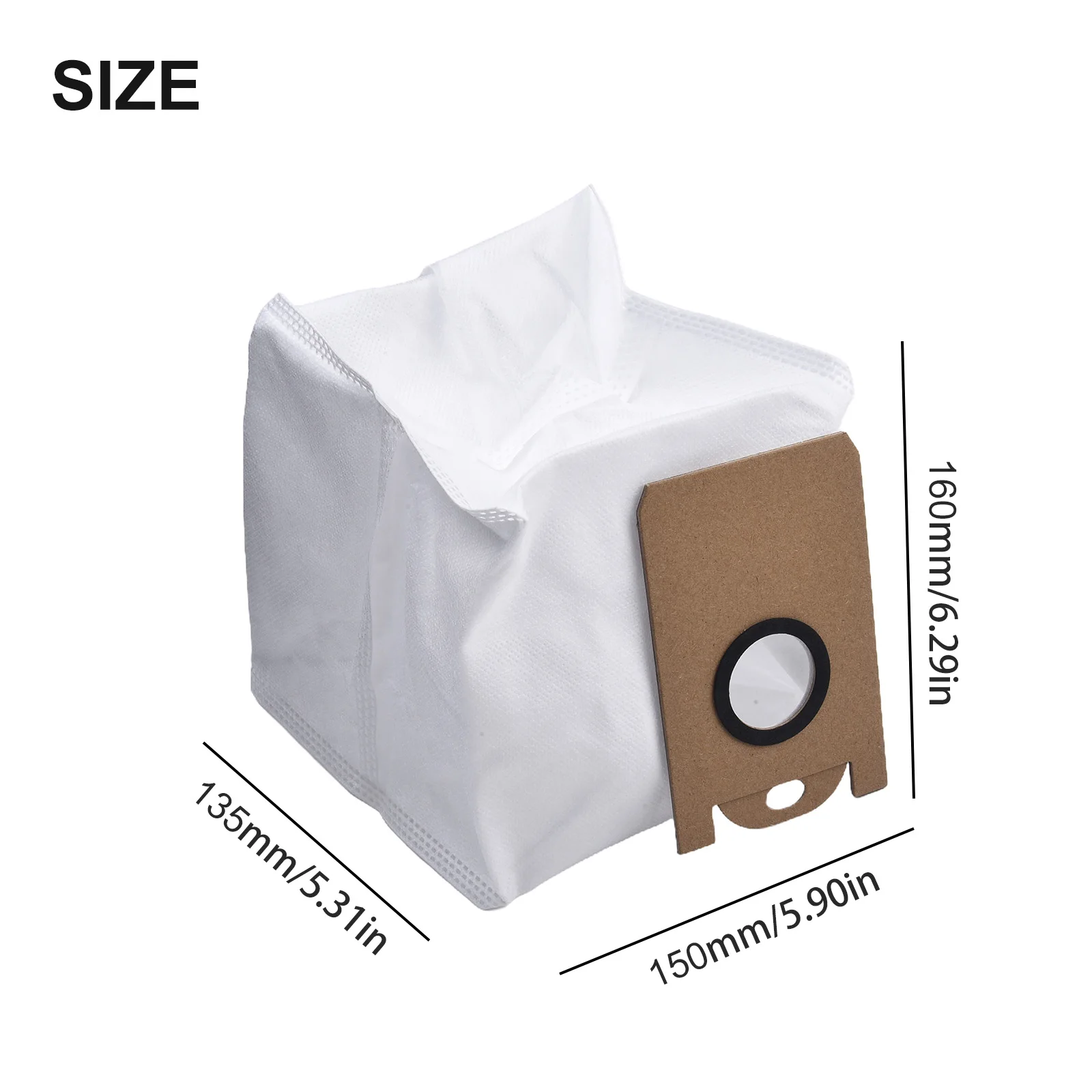 

Efficient Cleaning Dust Bag Replacements For Lubluelu Robot Vacuum Cleaner Replace Old Or Dirty Bags Pack Of 4