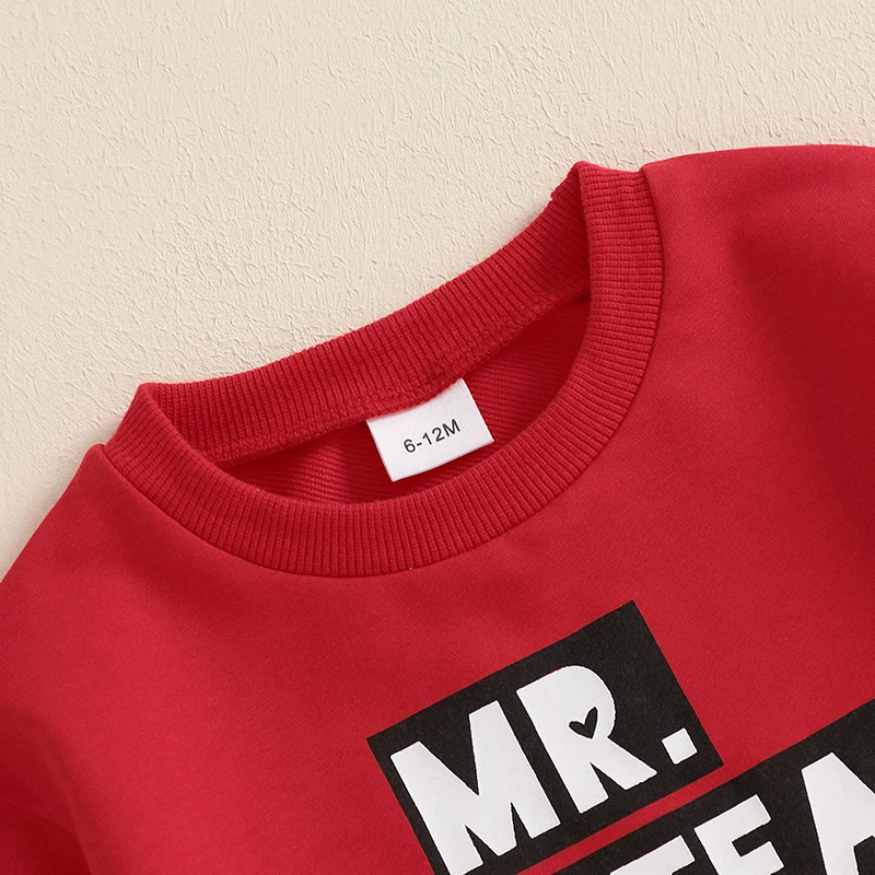 Baby Boys Valentine’s Sweatshirt Set 5