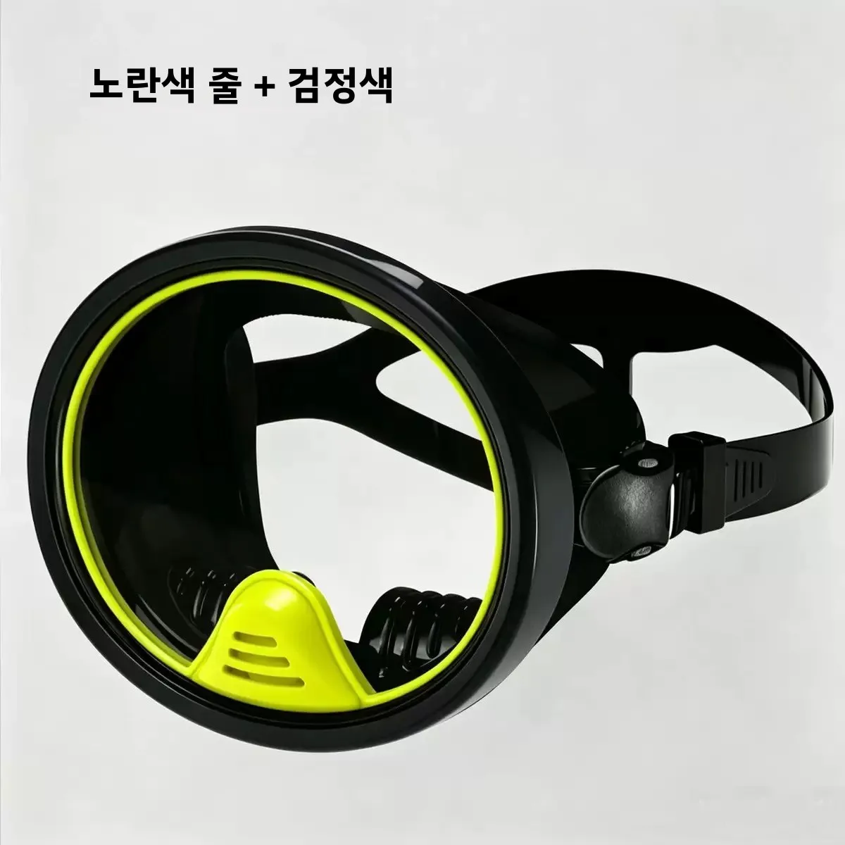 완벽한 다이빙 장비 세트 어부용 대형 프레임 스노클 마스크 실리콘 스테인리스 스틸 풀페이스 다이빙 장비 낚시 고글