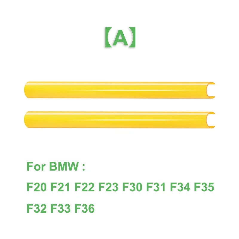 Dual Set Front Grille Trim Strips Cover Frame Stickers