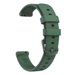 Silicone Sport Band in Lilac and White with Purple Accents - Garmin Lily2 (Pine green)