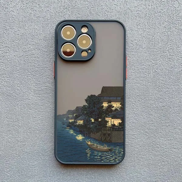 Japanese Aesthetic Landscape Phone Case - Artistic Scenery Back Cover