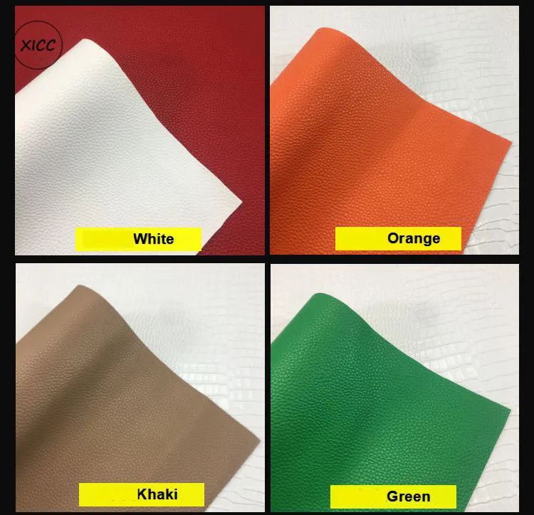 30x50cm Self Adhesion Litchi Faux Synthetic Hole Repair Leather Seat Chair Sticker PU Sofa Patches Decoration Table Bed Leather