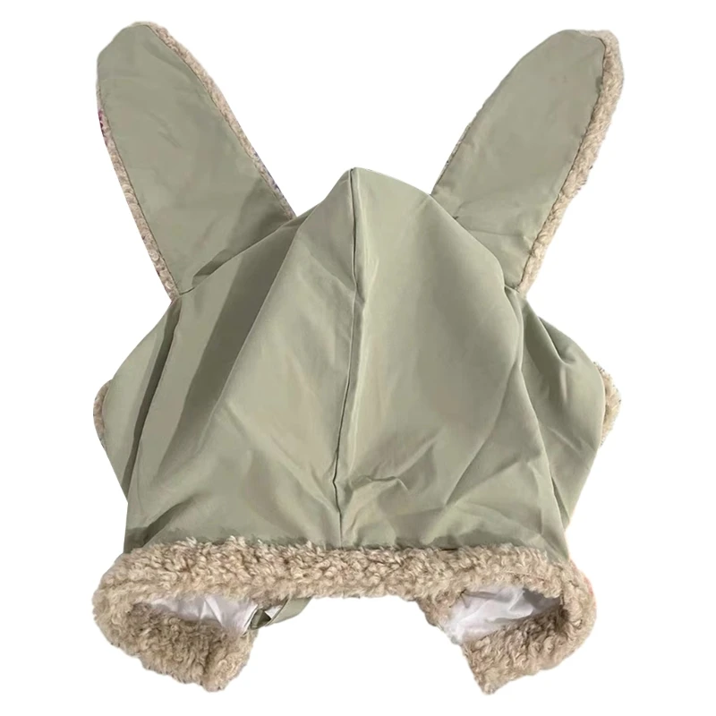 

New Adult Plush Earflap Hat Outdoor Windproof Ear Protect Hat for Girls