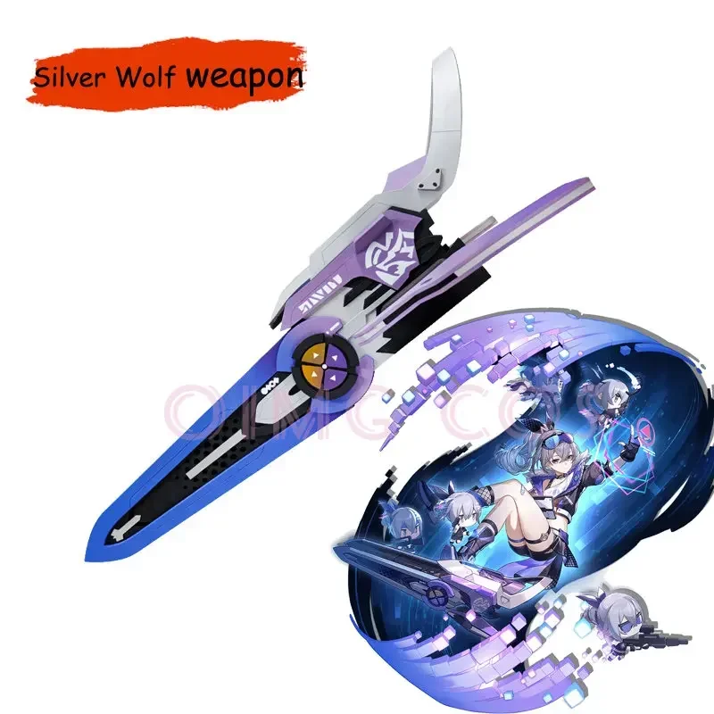 

Silver Wolf Cosplay Honkai Star Railcos Prop Suit Weapon