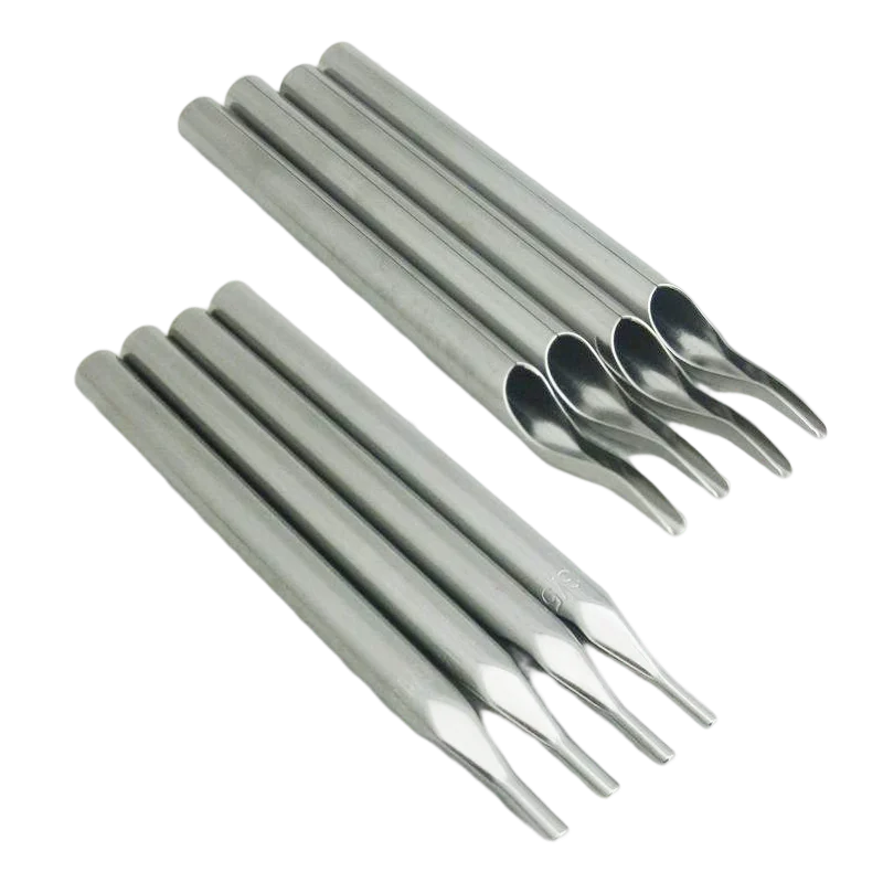 Disposable Tattoo Tips 3PCS Flat/Magnum 5/7/9/11/15/17F Round 105mm Extra Long