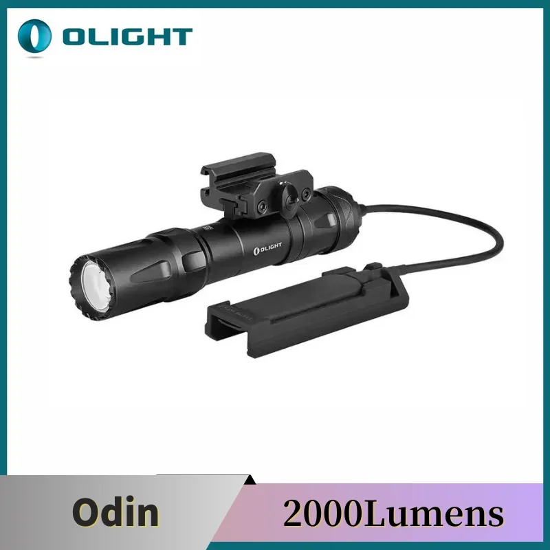 Olight Odin 2000Lumen 300 Metri Di Distanza Del Fascio Torcia Tattica Ricaricabile Arma Luce Include Interruttore Remoto