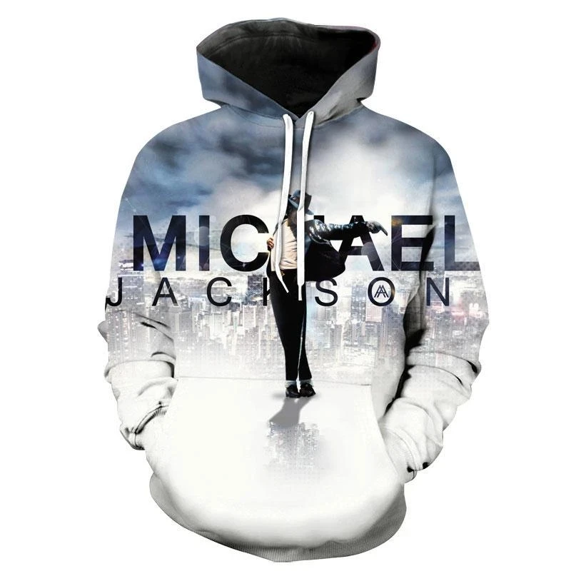

Худи с 3D принтом поп-звезда король певец Майкл Джексон Новинка 2021 Модный пуловер в стиле хип-хоп свитшоты унисекс с 3D принтом Одежда 23