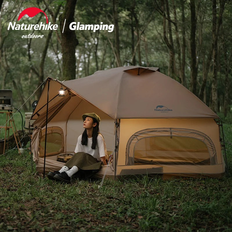 Naturehike MG Hexagonal Tent Outdoor Large Space Camping Waterproof Mongolian Yurt Tent