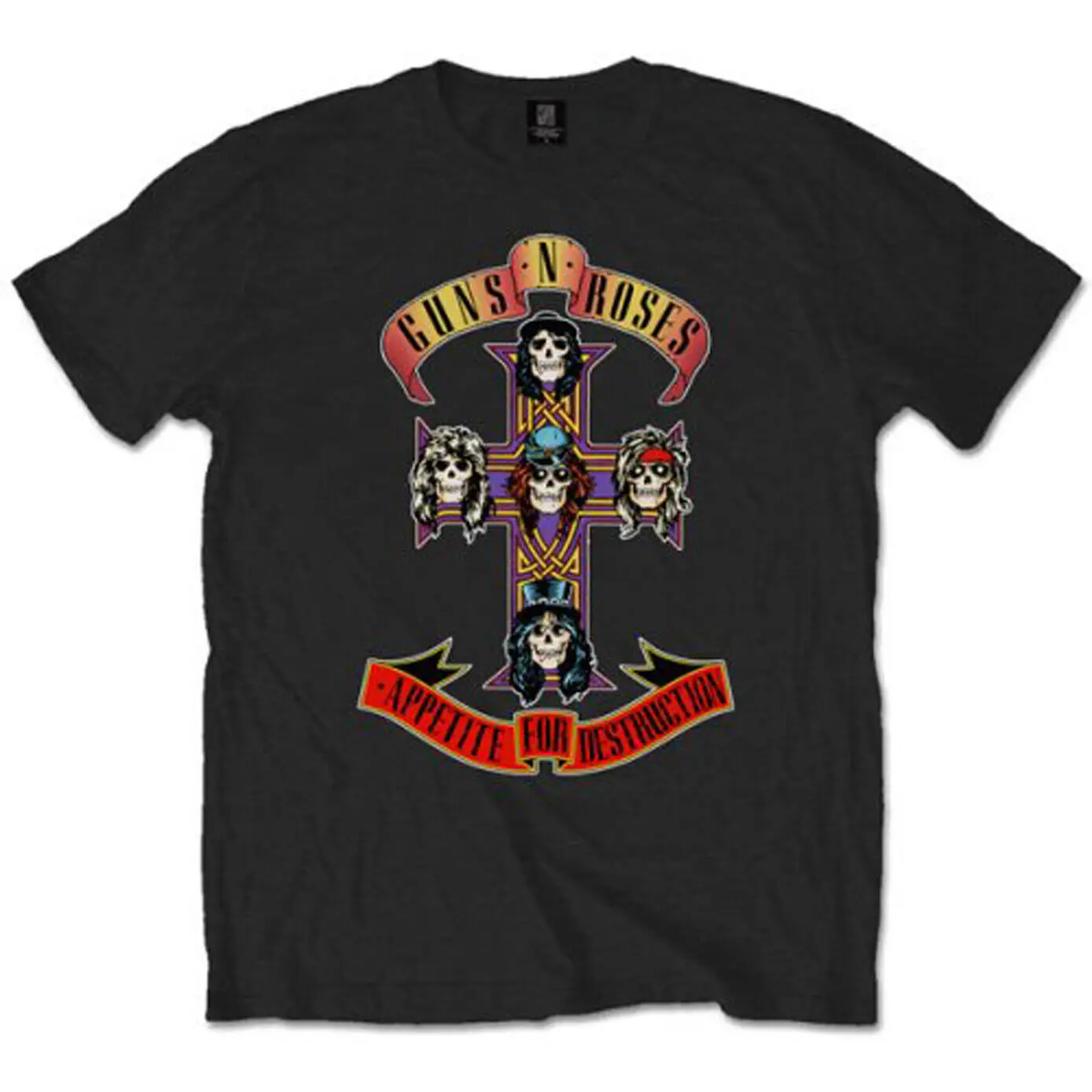 Guns N Roses Dell'Appetito Per La Distruzione Rock T-Shirt Ufficiale Da Uomo Unisex