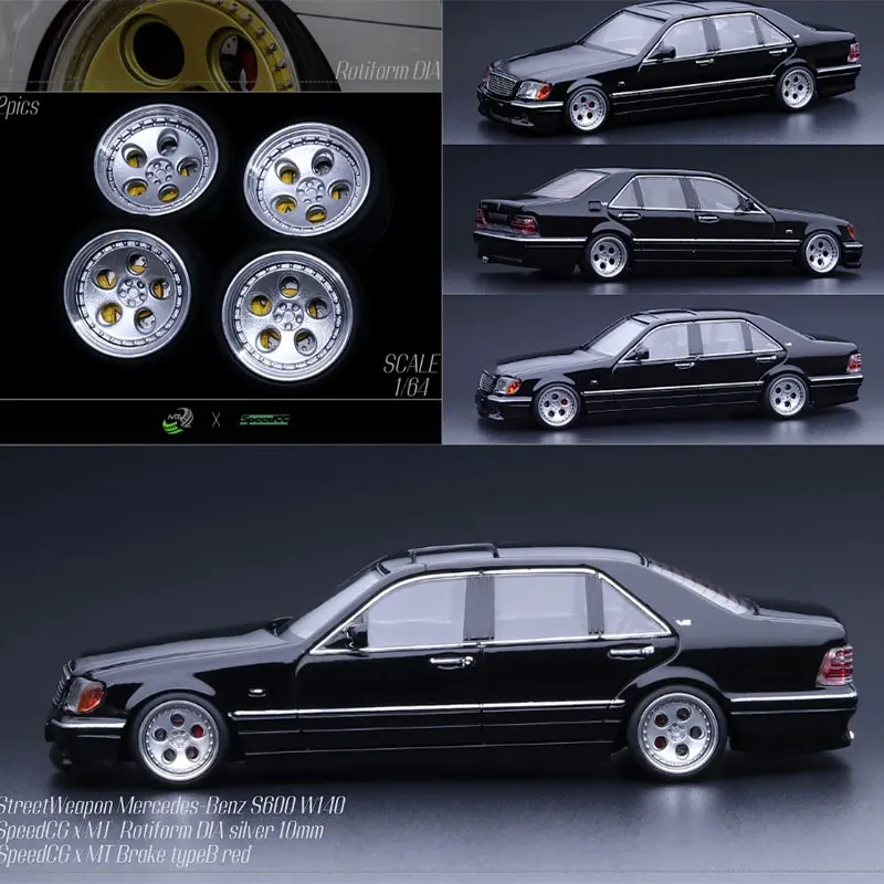 Rubber Tires 1/64 SpeedCG 59/57/51/61 10/11mm Car Modified Wheel Hub Resin Metal Wheels Suitable for 1:64 Static Model Cars Gift