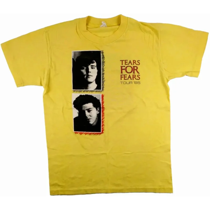 Винтажная желтая рубашка с длинным или коротким рукавом, все размеры