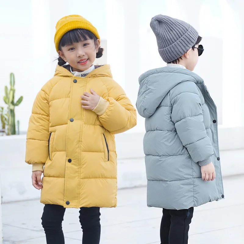 Детское пуховое пальто для девочек