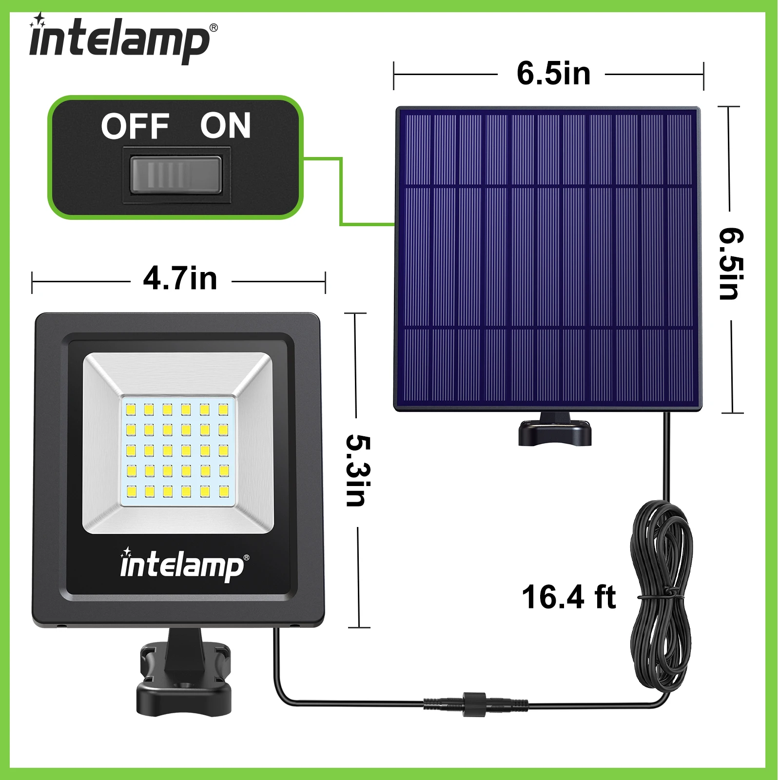 2 PCS Solar Lamp Outdoor Super Bright Wall Light IP65 Waterproof Street Light Solar Security Lights for Garden Yard Patio Porch 4