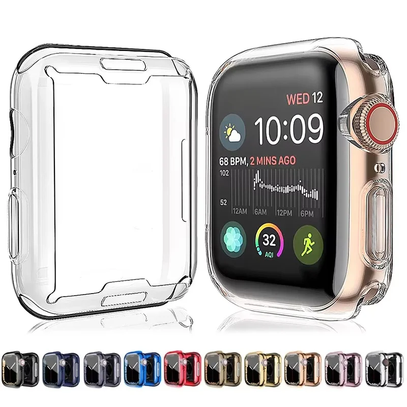 Universal Screen Protector & Bumper Cover for Smartwatch Faces - Durable, Clear Protection Design