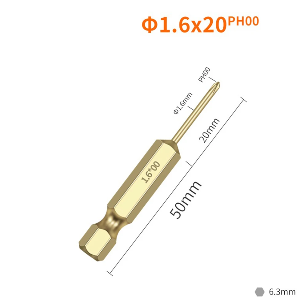 

50mm 1/4inch Hex Shank Screwdriver Bit Electric Impact Drill PH00 PH0 PH1 PH2 Magnetic Electric Screwdriver Bit Accessories