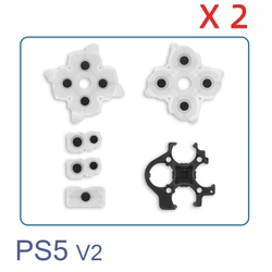 Dual Pack Silicone Conductive Rubber Pads for Controller Button Repair (2pcs version 2)