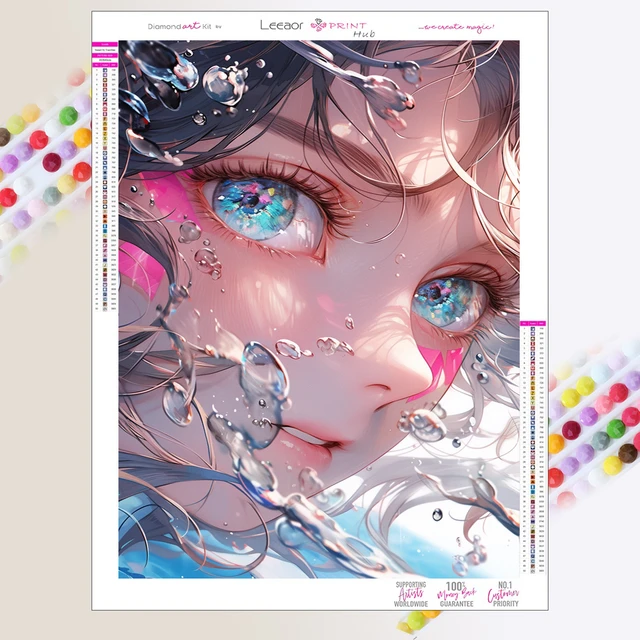 5d Diy Cartoon Anime Diamond Painting Ocean Girl Mosaic Embroidery Cross  Stitch Kit Art Picture Home Decoration алмазная мозаика - AliExpress