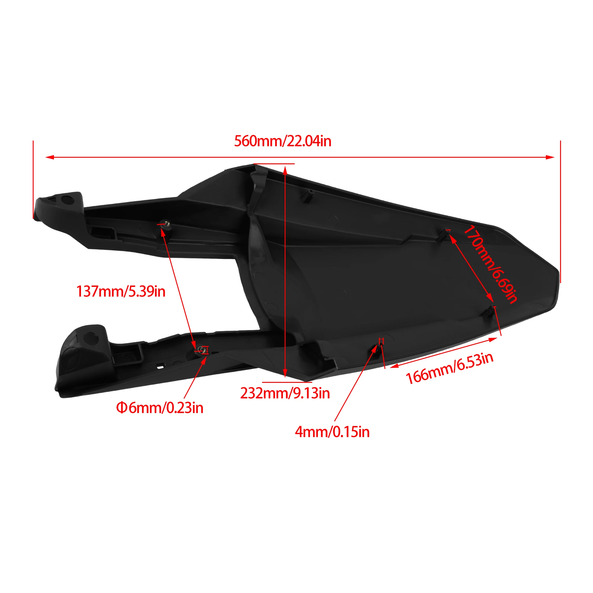 Motorcycle Rear Fender Mudguard Guard Cover for Dirt Bike Motocross Accessories