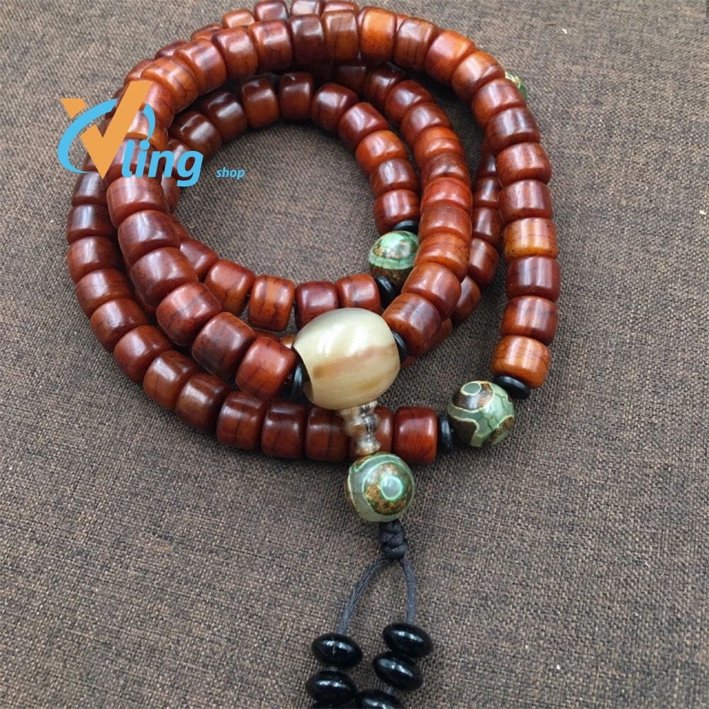 108 Natural Tibetan Yak BonGiftsPersonalizedBracelet BohoBest Sellers2022 Products NickYoung Girls FashionGifts For Boyfriend