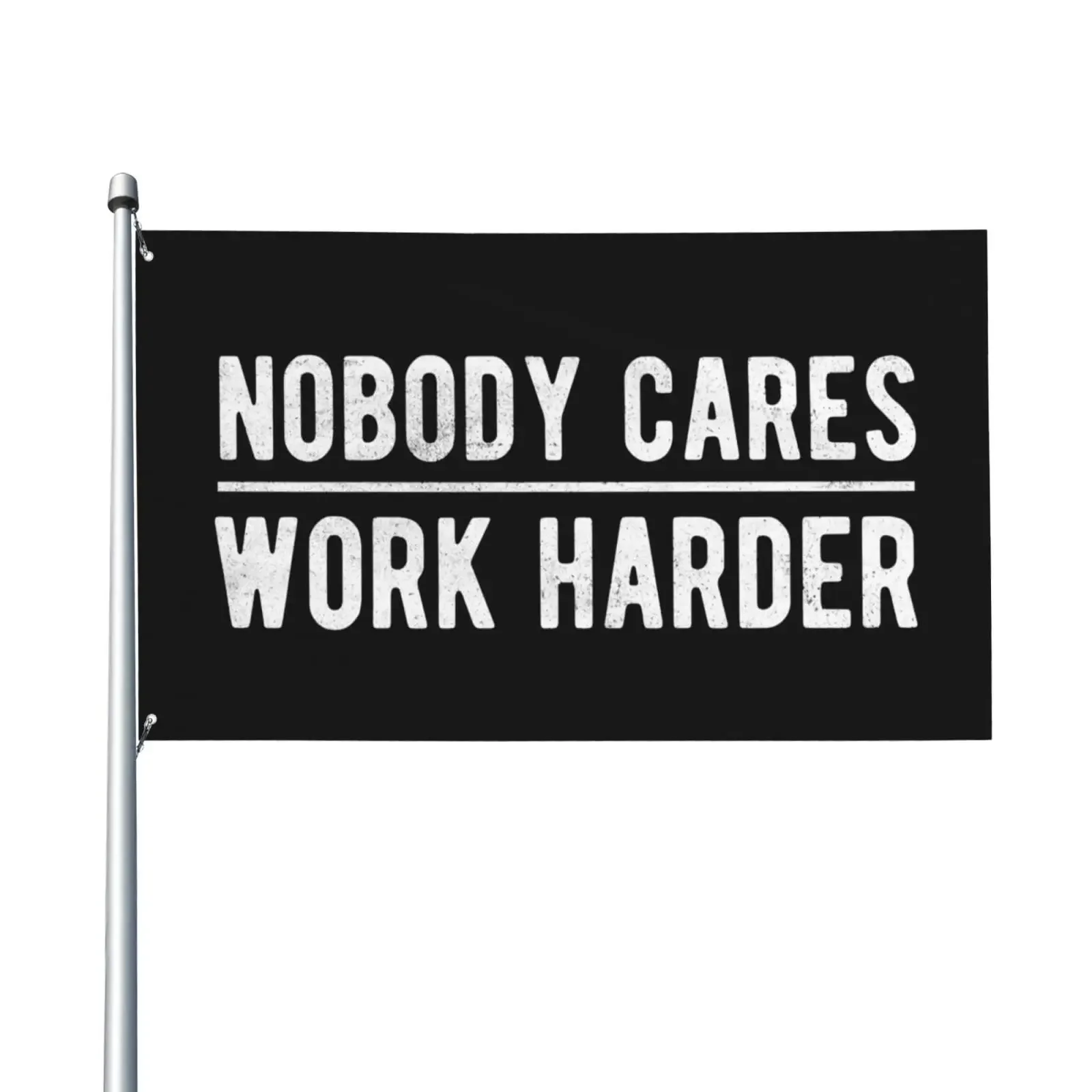 

Cares Work Harder Flag 3x5 Ft Banner Double Sided Printing With Metal Grommets Home Yard House Garden Flags