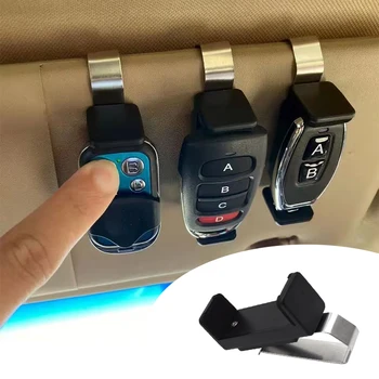 General Car Sun Visor Clip Holder Gate Remote For Garage Door Diameter45-67mm Control Auto Fastener Clip Bracket Car Accessories 1