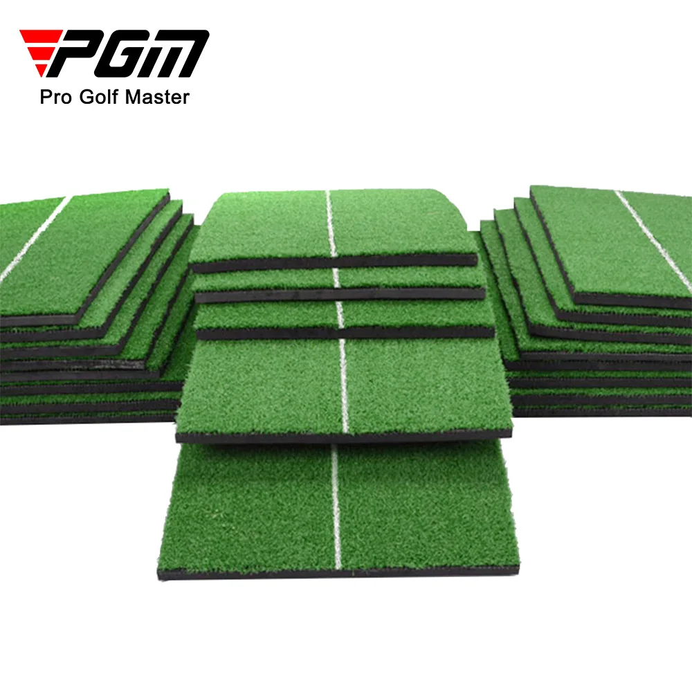 Enhanced Golf Practice Hitting Mat with Swing Alignment 30x60cm