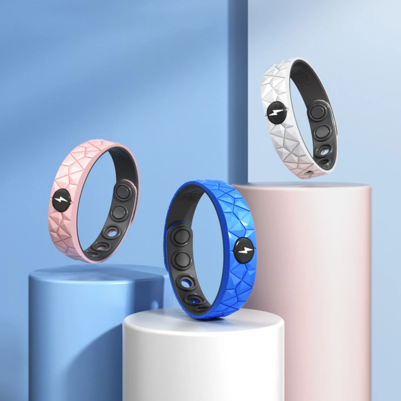 Fashionable Negative Ion Bio Silicone Energy Adjustable Bracelet Anti Static Fatigue Wrist Strap Leisure Sports Party Jewelry silicone wristband charm bracelet