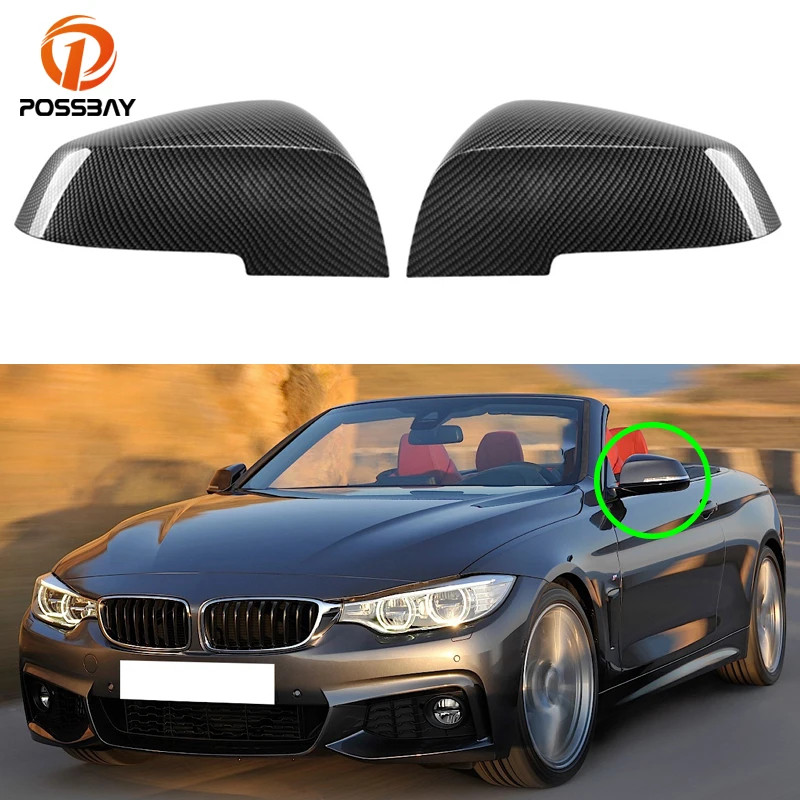 

Car Carbon Fiber Look Rear View Mirror Cover for BMW 1 2 3 4 Series F20 F21 F22 F23 F87 F30 F31 F34 F32 F33 F36 Auto Accessories