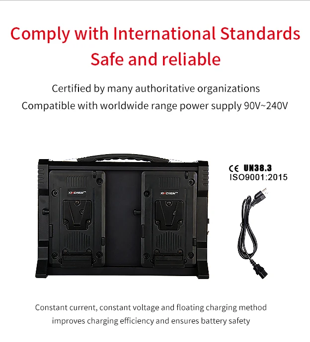 RL-C1243NS 4-Channel Camera Battery Charger 350W 26V for V-Mount Li-ion Camera B