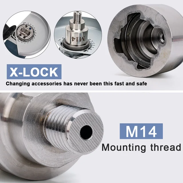 Solidure X Lock Adapter to M14 for Diamond Core Drill Bit Angle Grinder  Cutting Blade XLOCK Adapter - AliExpress