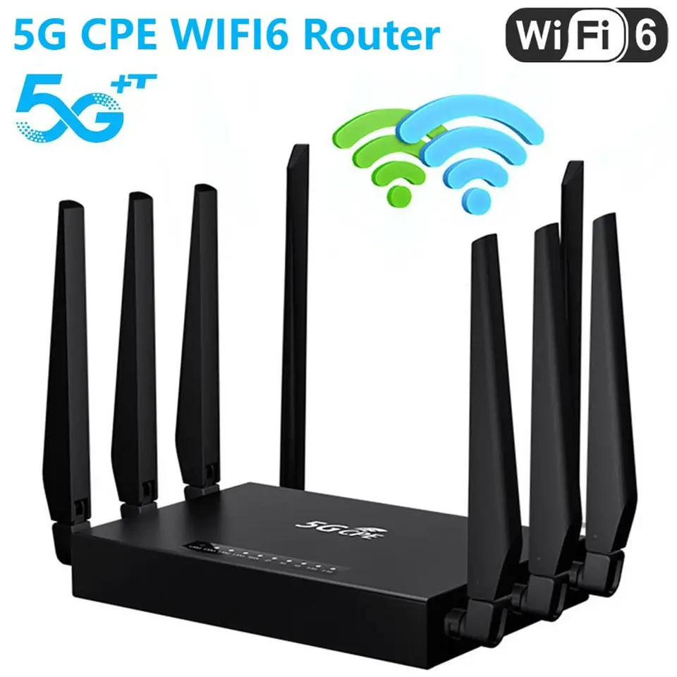 Router 5G CPE 5s Con Wi-Fi 6 - SIM 5G, Velocità Fino A 3.6 Gbps, Antenna 9 DBi - Foto 3