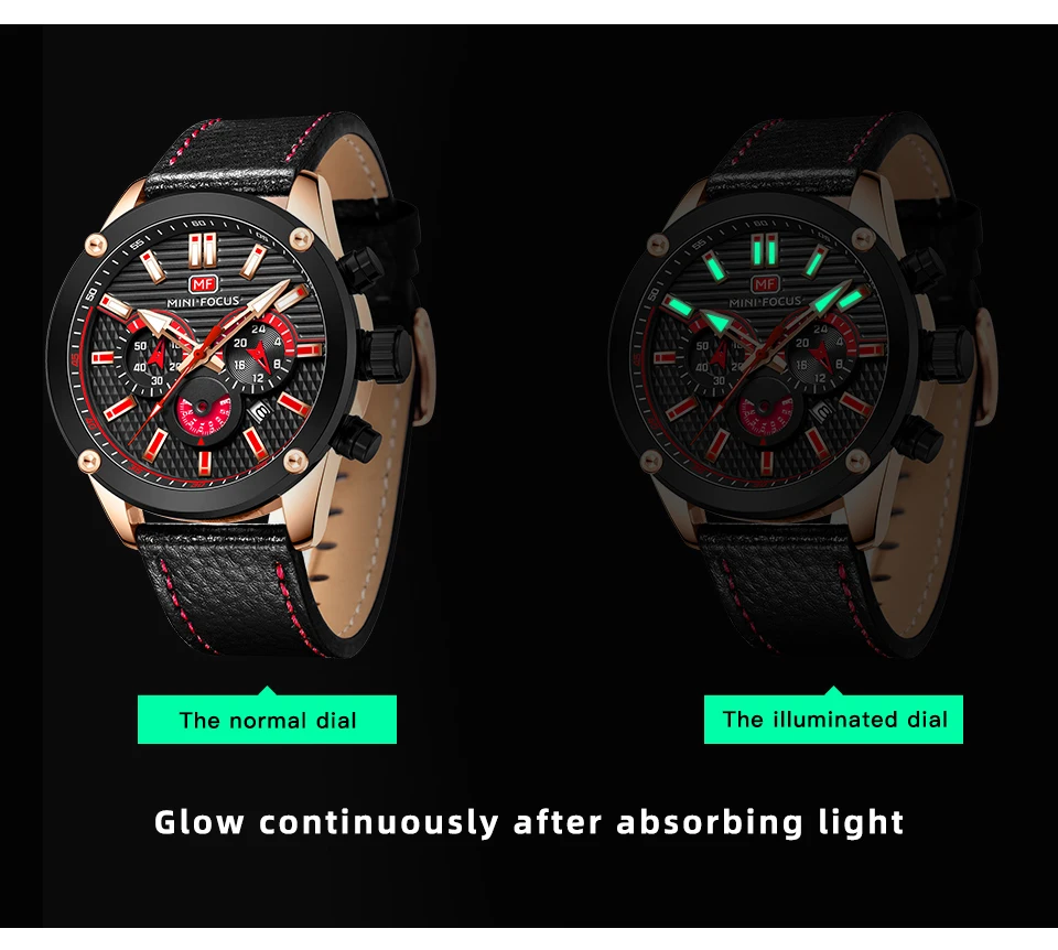 MINI FOCUS Quarzuhr für Herren, wasserdicht_voghion.com