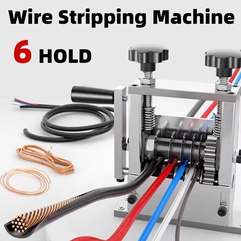 thumbnail image 2 of Wire Stripper For Drill CREWORKS Manual Copper Stripper With Adjustable Feed Hole Wire Stripping Machine 2 of 12