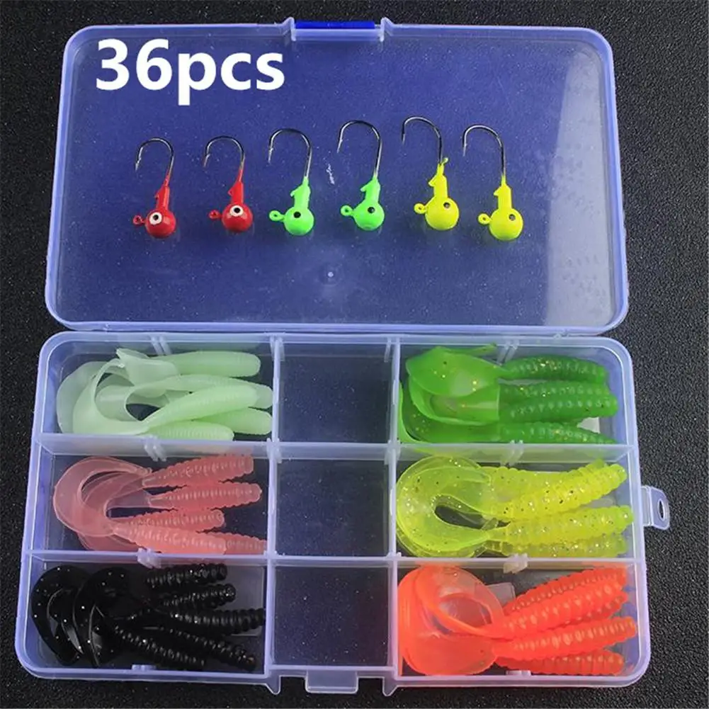110PCS Lot Fishing Accessories Lures Gear Bass Bait Hooks Tackle Box Set Kit
