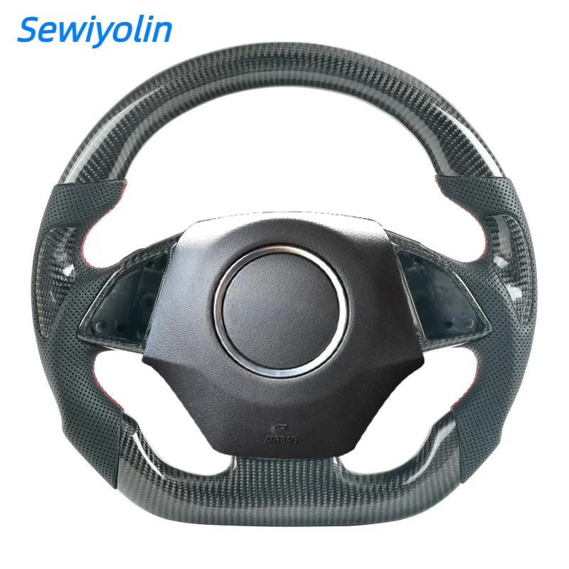 

Fit For Chevrolet Steering Wheel Corvette Camaro SS ZL1 RPM LED Customized Carbon Fiber Racing Wheel 2016-2022 Model