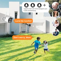 Caméra IP 8MP 4K, caméra de surveillance Wifi, caméra de sécurité extérieure 5MP, CCTV Wi-Fi, caméra vidéo Wi-Fi, caméra étanche CamHi CamHipro IP 2