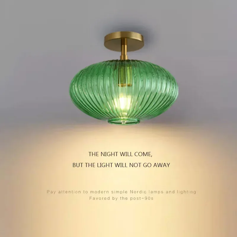 

Nordic LED Glass Ceiling Lights Minimalist Bathroom Balcony Bedroom Chandelier Light Fixture Indoor Lighting Glass Ceiling Lamp