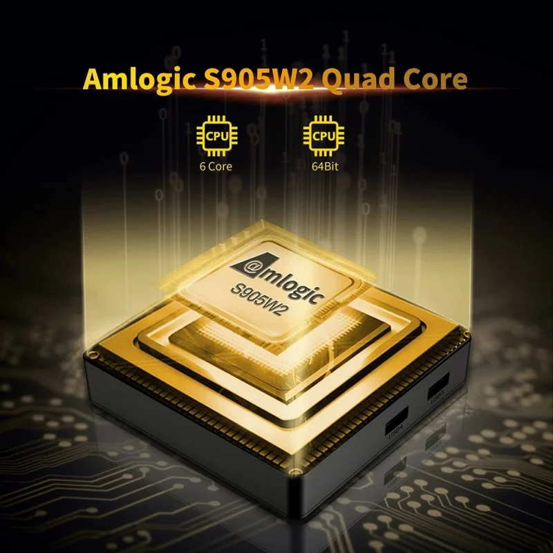 Q96 8K TV box IP60 Android 11 Amlogic S905 W2 Quad Core 2.4G 5G WiFi UHD HDR10 Media Plays More H. 265 3D Home Theaters TV Iptv