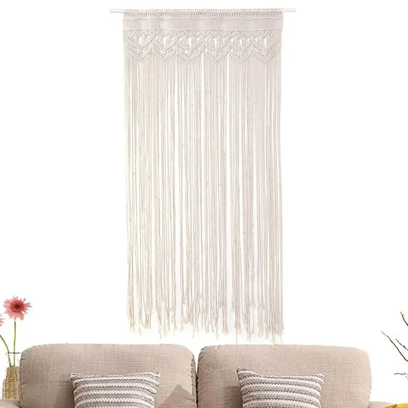 

Macrame Wall Hangings Boho Woven Tapestry For Aesthetic Room Decor Home Decoration For Bedroom Living Room Apartment Wedding