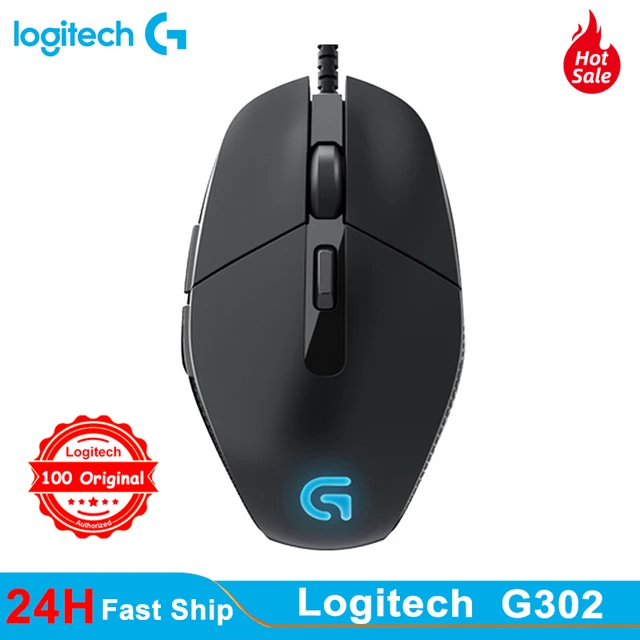 Original Logitech G302 Prime MOBA Mouse Wired Optical 4000dpi led usb Lights for professional gaming mouse _ - AliExpress Mobile