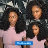 Xcurly Curly Short Bob Human Hair Wigs 13x4 13X6 HD Lace Frontal Wig Brazilian Deep Wave 5x5 Closure Wig For Women Pre Plucked 2
