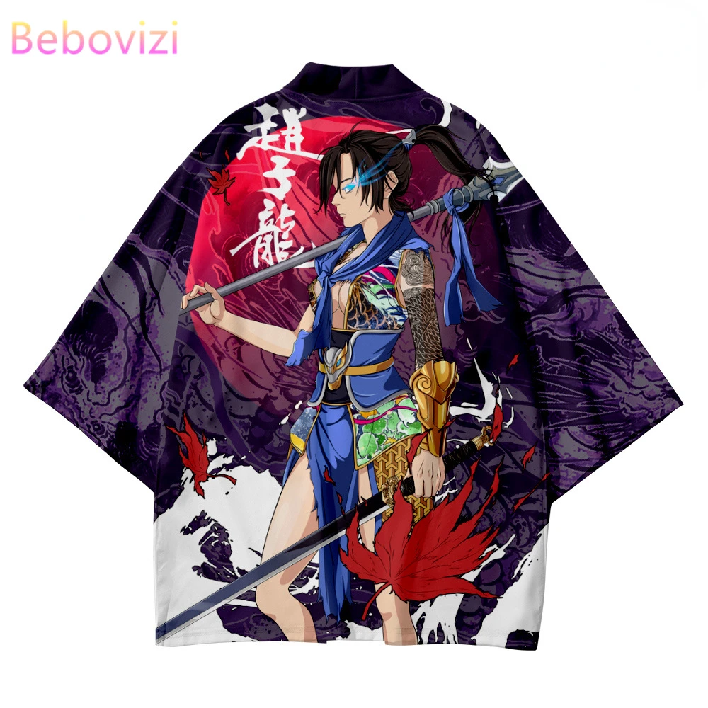 

Men Cosplay Haori Yukata Harajuku Kimono 2022 Summer Loose Japanese Anime Cardigan Women Tops Traditional Asian Clothing