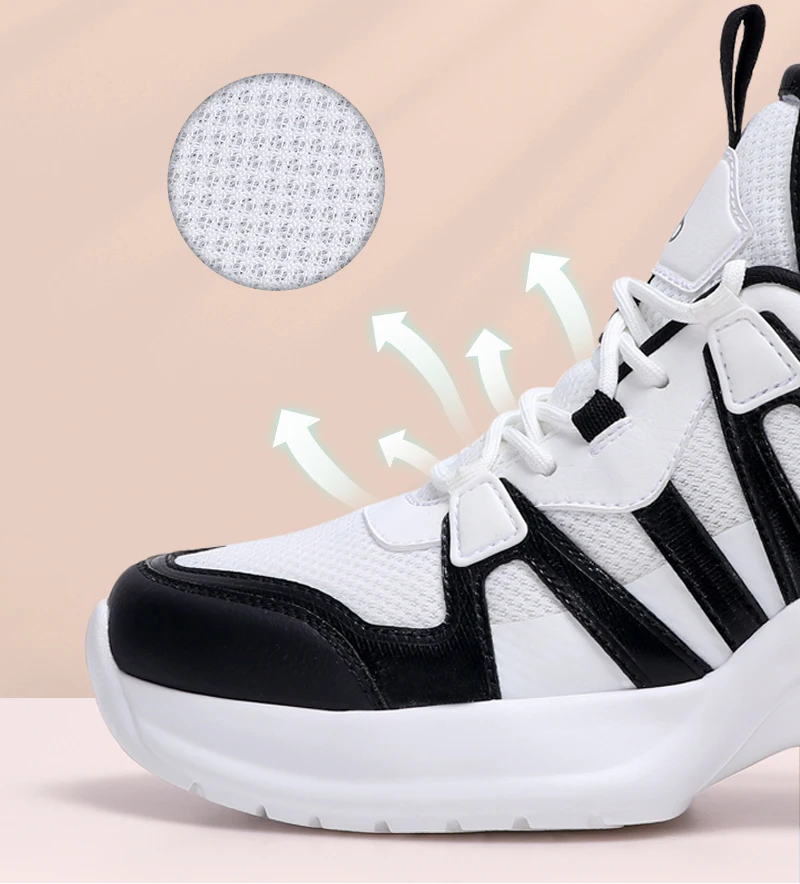 BREATH WALKER Sneakers Shoes for Women Summer Breathable  Running Health High Quality Fashion Unisex Light Athletic Masage Shoes